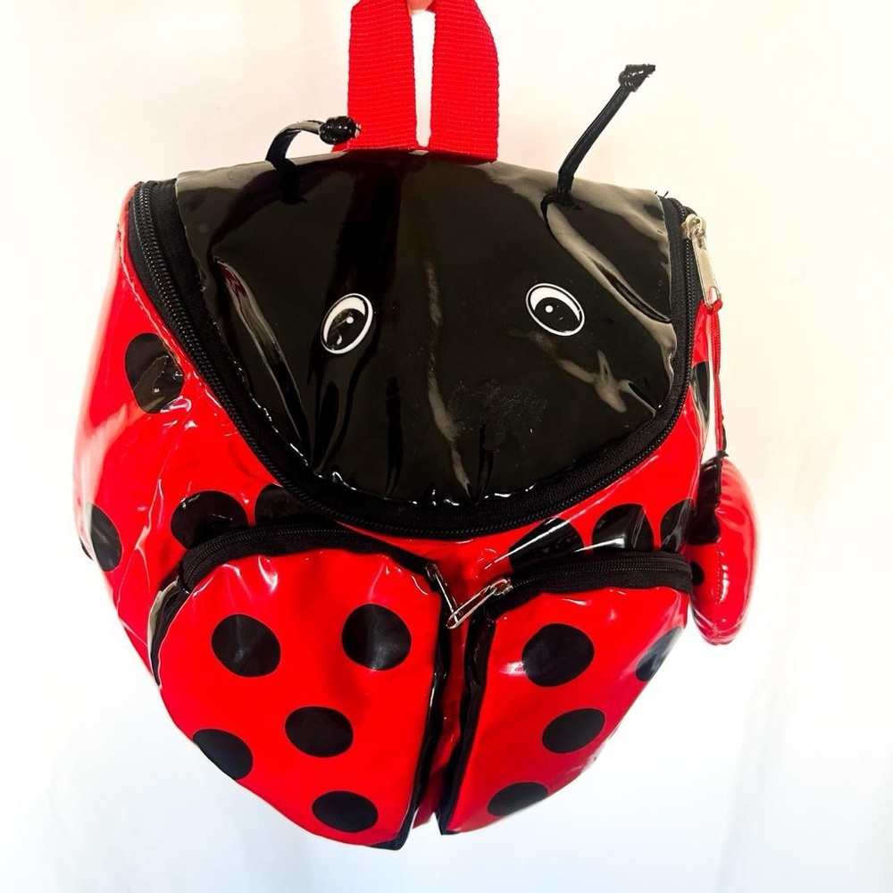 Vintage ladybug mini backpack